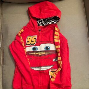 Disney Pixar Cars zip hoodie size 7